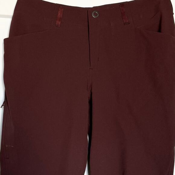 NWT ARC’TERYX Creston AR Pant Womens Burgandy Size 0 - Picture 5 of 9
